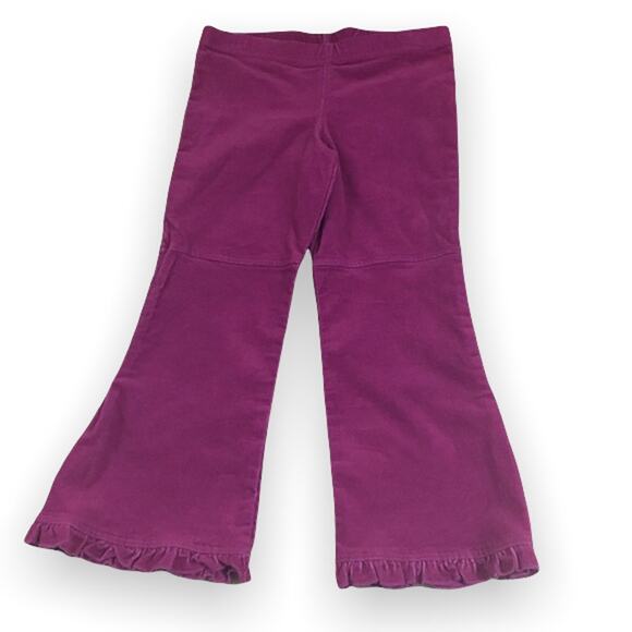 Children's Place Girls Pants Size 4 Plum Magenta Cord Corduroy Elastic Waist NEW - Picture 1 of 5